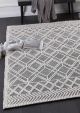 Braided Amara Contemporary Tribal Rug Ivory