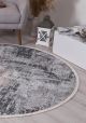 Mirage Modern Ayla Blue Round Rug