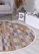 Mirage Modern Azze Multi Round Rug
