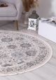 Mirage Modern Aylin Cream Blue Round Rug