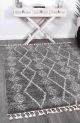 Marrakesh Zara Tribal Grey Cream Moroccan Rug
