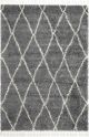 Marrakesh Clara Diamond Tribal Grey Moroccan Rug