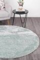 Oasis Soft Shag Round Rug Teal