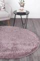 Oasis Soft Shag Round Rug Lilac