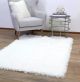 Alexa Super Soft Shag White Rug