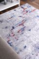 Halo Painting Grey Multi Non-Slip Rug