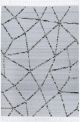 Opulence Grey Anthrasite Geometric Rug