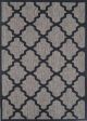 Capella Beige and Black Geometric Rug