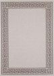 Capella Beige Bordered Patterned Rug