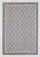Capella Cream Geometric Ikat Bordered Rug