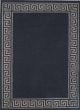 Capella Grey Bordered Patterned Rug
