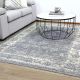 Casper Classic Border Transitional Design Grey Rug