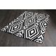 Curve Collection 9190 Black Rug
