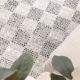 Aspen Grey Checkered Rug