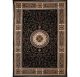 Elgrand Traditional Collection K544 Black Rug