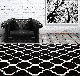 Ella Black Trellis Rug