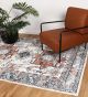 Abbot Traditional Black Cream Rug