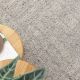 Rowan Grey Modern Wool Rug