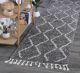 Marrakesh Levi Fleck Tribal Grey Runner Moroccan Rug