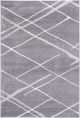 Layla Abstract Stripe Grey Rug
