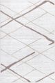 Layla Abstract Stripe Latte Rug