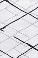 Layla Abstract Stripe White Rug