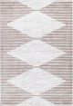 Layla Abstract Diamond Latte Rug