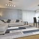 Kingston Modern Blue Textured Pile Rug