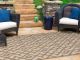Landscape Brown Beige Diamond Shaped Rug