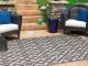 Landscape Grey Diamond Shaped Rug