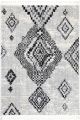Cassandra Grey Boho Diamond Rug