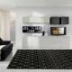 Milan Modern Collection 1561 Black Rug
