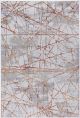 Drift Geometric Grey Rust Rug