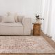 Muse Distressed Beige & Rust Transitional Rug