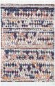 Pandora Boho Moroccan Casablanca White Navy Runner Rug