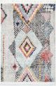 Pandora Boho Moroccan Marrakesh White Runner Rug