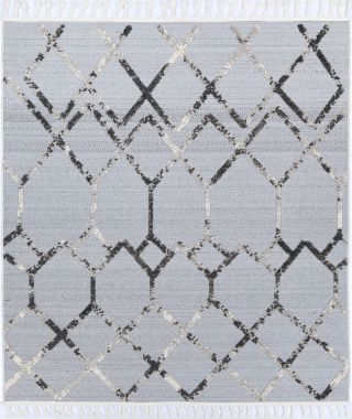 Opulence Anthrasite Diamond Rug