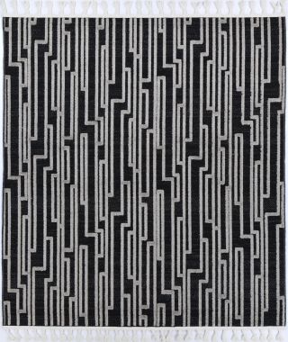 Opulence Anthrasite Grey Matrix Rug