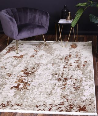 Cascade One Modern Beige Terracotta Rug