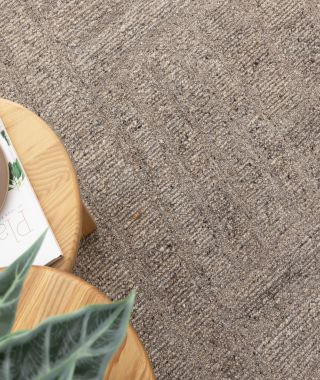 Rowan Brown Grey Modern Wool Rug
