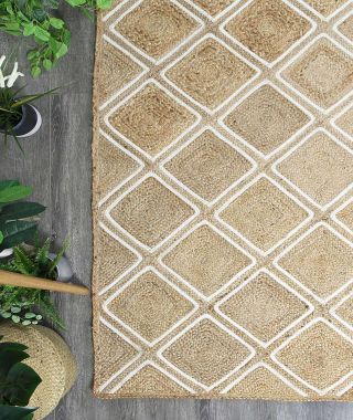 Cameron Natural Parquetry Rug