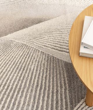 Aspen Abstract Contour Grey Beige Rug