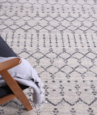 Babylon Grey Modern Rug