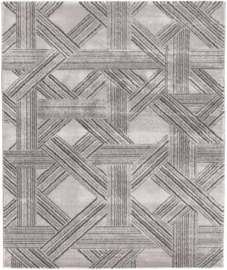 Bliss Grey Geometric Rug