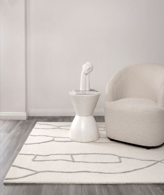 Nordic Nest Souk Cream / Grey Wool Rug