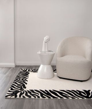 Nordic Nest Zanzibar Black & White Wool Rug