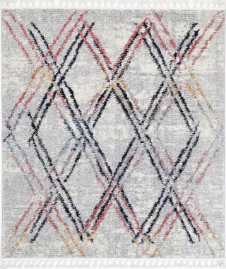 Cassandra Grey Muti Line Rug