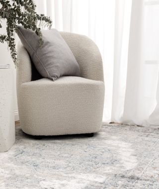 Harbour Haven Medallion Blue Rug