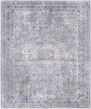 Drift Soft Blue Grey Transitional Rug