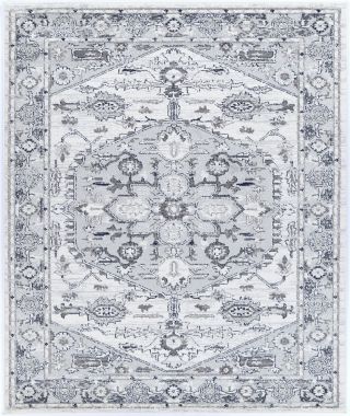 Alpine Grey White Rug